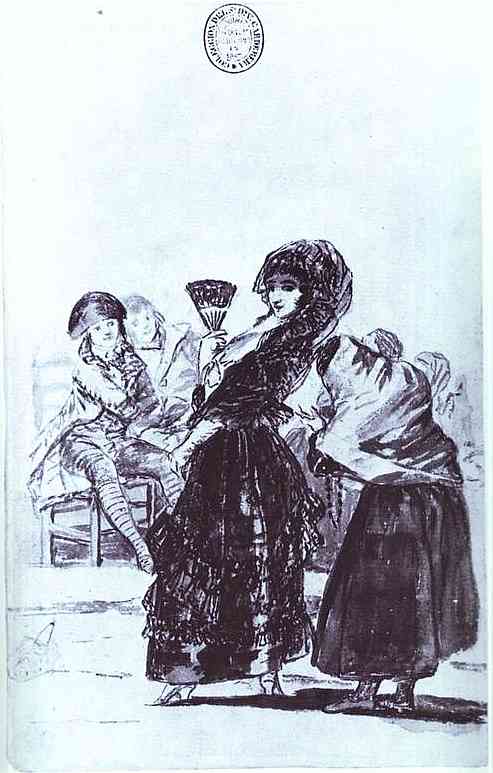 old beggar with a maja